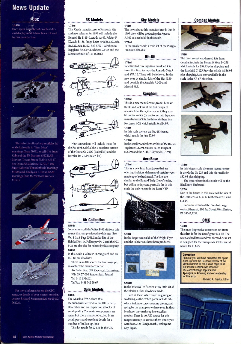 Scale Aviation Modeller International 1999-02